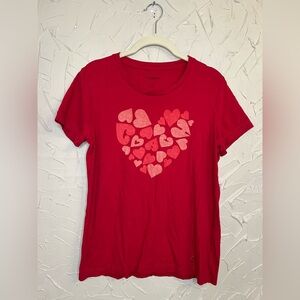 Coach Heart Tee Shirt Size Small
